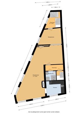 Floorplan - Voorstraat 1, 3441 CA Woerden
